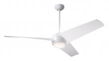  AMB-MW-56-MW-870-RC - Ambit DC Fan- Matte White Finish; 56" Matte White Blades; 17W LED (Matte White Trim)