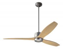  ARB-GT-54-MP-NL-WC - Arbor DC Fan; Graphite Finish; 54" Maple Blades; No Light; Wall Control