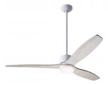  ARB-GW-54-WW-870-RC - Arbor DC Fan; Gloss White Finish; 54" Whitewash Blades; 17W LED; Remote Control