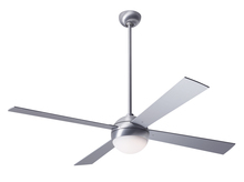  BAL-BA-52-WH-652-002 - Ball Fan; Brushed Aluminum Finish; 52" White Blades; 20W LED; Fan Speed and Light Control (3-wir