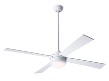  BAL-GW-42-WH-652-002 - Ball Fan; Gloss White Finish; 42" White Blades; 20W LED; Fan Speed and Light Control (3-wire)