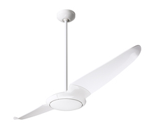  IC2-GW-56-WH-NL-WC - IC/Air (2 Blade ) Fan; Gloss White Finish; 56" White Blades; No Light; Wall Control