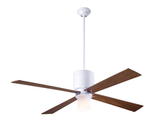  LAP-GW-50-MG-552-002 - Lapa Fan; Gloss White Finish; 50" Mahogany Blades; 17W LED; Fan Speed and Light Control (3-wire)