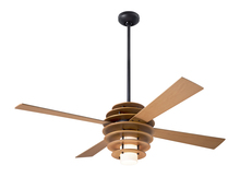  SLA-MP-52-MP-LED-002 - Stella Fan; Maple/Dark Bronze Finish; 52" Maple Blades; 17W LED; Fan Speed and Light Control (3-