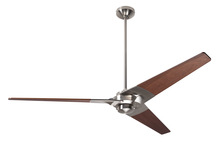  TOR-BN-62-MG-NL-001 - Torsion Fan; Bright Nickel Finish; 62" Mahogany Blades; No Light; Fan Speed Control