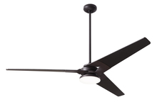  TOR-DB-62-WW-272-002 - Torsion Fan; Dark Bronze Finish; 62" Whitewash Blades; 20W LED; Fan Speed and Light Control (3-w