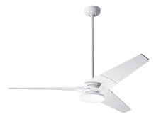  TOR-GW-52-GY-272-002 - Torsion Fan; Gloss White Finish; 52" Graywash Blades; 20W LED; Fan Speed and Light Control (3-wi