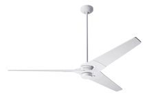  TOR-GW-62-NK-NL-001 - Torsion Fan; Gloss White Finish; 62" Nickel Blades; No Light; Fan Speed Control