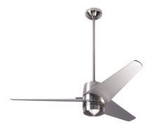  VEL-BN-48-WH-NL-WC - Velo DC Fan; Bright Nickel Finish; 48" White Blades; No Light; Wall Control