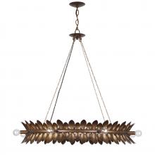  1-4681-8-102 - Heiress 8-Light Chandelier in Patinated Bronze by Breegan Jane