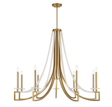  1-8805-9-322 - Helen 9-Light Chandelier in Warm Brass