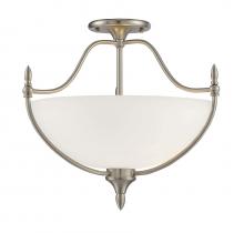  6-1005-3-SN - Herndon 3-Light Ceiling Light in Satin Nickel