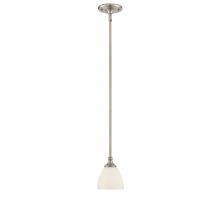  7-1010-1-SN - Herndon 1-Light Mini-Pendant in Satin Nickel