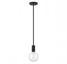  7-3075-1-89 - Wright 1-Light Mini-Pendant in Matte Black