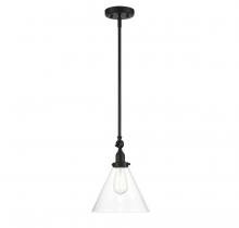  7-9132-1-89 - Drake 1-Light Pendant in Matte Black