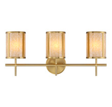  8-2055-3-322 - Camden 3-Light Bathroom Vanity Light in Warm Brass