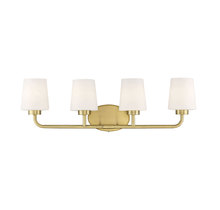  8-4090-4-322 - Capra 4-Light Bathroom Vanity Light in Warm Brass