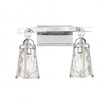  8-560-2-11 - Albany 2-Light Bathroom Vanity Light in Polished Chrome