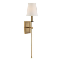  9-7144-1-322 - Monroe 1-Light Wall Sconce in Warm Brass