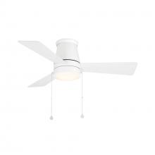  F-107L-MW - Hug Flush Matte White With Luminaire