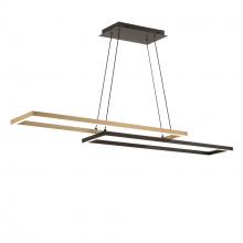  PD-81442-40-BK/AB - Double Entendre Linear Pendant