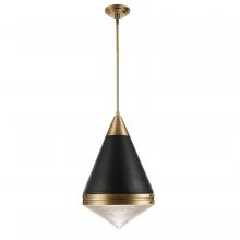  10396PRBKNAB - Hargreaves-Single Pendant