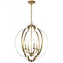  42138NBR - Large Foyer Pendant 4Lt