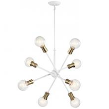  43118WH - Chandelier 8Lt