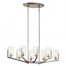  52315CLP - Oval Chandelier 8Lt