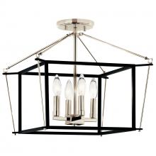  52633PN - Semi Flush Mount 4Lt