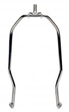  90/2249 - Heavy Duty Harp; Polished Nickel Finish; 7" Height; 1/4-27 Thread