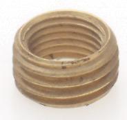  90/646 - Brass Reducing Bushing; Unfinished; 1/4 M x 1/8 F