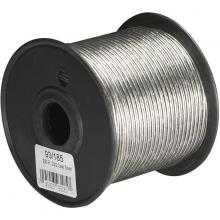  93/185 - Lamp And Lighting Bulk Wire; 22/2 SPT-1 105C; 250 Foot/Spool; Clear Silver