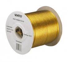  93/336 - Lamp And Lighting Bulk Wire; 18/2 SPT-1.5 105C; 250 Foot/Spool; Clear Gold