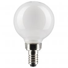  S21208 - 4.5 Watt G16.5 LED; White; Candelabra base; 90 CRI; 4000K; 120 Volt