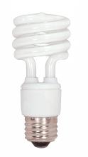  S7218 - 13 Watt; Mini Spiral Compact Fluorescent; 4100K; 82 CRI; Medium base; 120 Volt