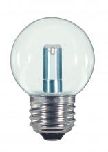  S9158 - 1.4 Watt LED; G16 1/2; Clear; 2700K; Medium base; 120 Volt; Carded