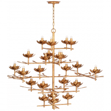  JN 5162AGL - Clementine 48" Tiered Entry Chandelier