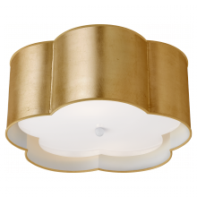  KS 4117G/WHT-FA - Bryce Medium Flush Mount