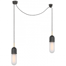  TOB 5645BZ/HAB-FG-2 - Junio 2-Light Pendant