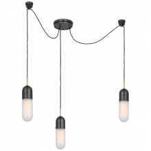 TOB 5645BZ/HAB-FG-3 - Junio 3-Light Pendant