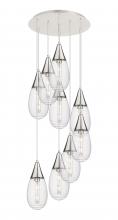  119-450-1P-PN-G450-6SCL - Malone - 9 Light - 20 inch - Polished Nickel - Multi Pendant