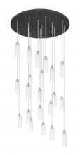  148BK-B-21P-PN-G434-12SDY - Crown Point - 21 Light - 48 inch - Polished Nickel - Multi Pendant