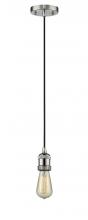  200C-PN - Bare Bulb - 1 Light - 3 inch - Polished Nickel - Cord hung - Mini Pendant