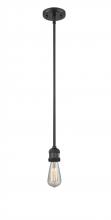  200S-BK - Bare Bulb 1 Light Mini Pendant