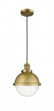  201C-BB-HFS-84-BB - Hampden - 1 Light - 9 inch - Brushed Brass - Cord hung - Mini Pendant