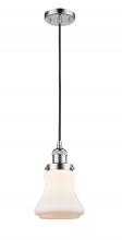  201C-PC-G191 - Bellmont - 1 Light - 6 inch - Polished Chrome - Cord hung - Mini Pendant