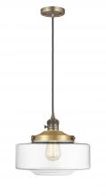  201CSW-BB-G692-12 - Bridgeton - 1 Light - 16 inch - Brushed Brass - Cord hung - Mini Pendant