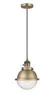  201CSW-BB-HFS-64-BB - Hampden - 1 Light - 7 inch - Brushed Brass - Cord hung - Mini Pendant