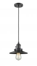  201CSW-OB-M5 - Railroad - 1 Light - 8 inch - Oil Rubbed Bronze - Cord hung - Mini Pendant